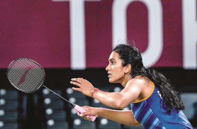 Indian badminton player PV Sindhu made it to the quarter finals with a brilliant performance. (File Photo)